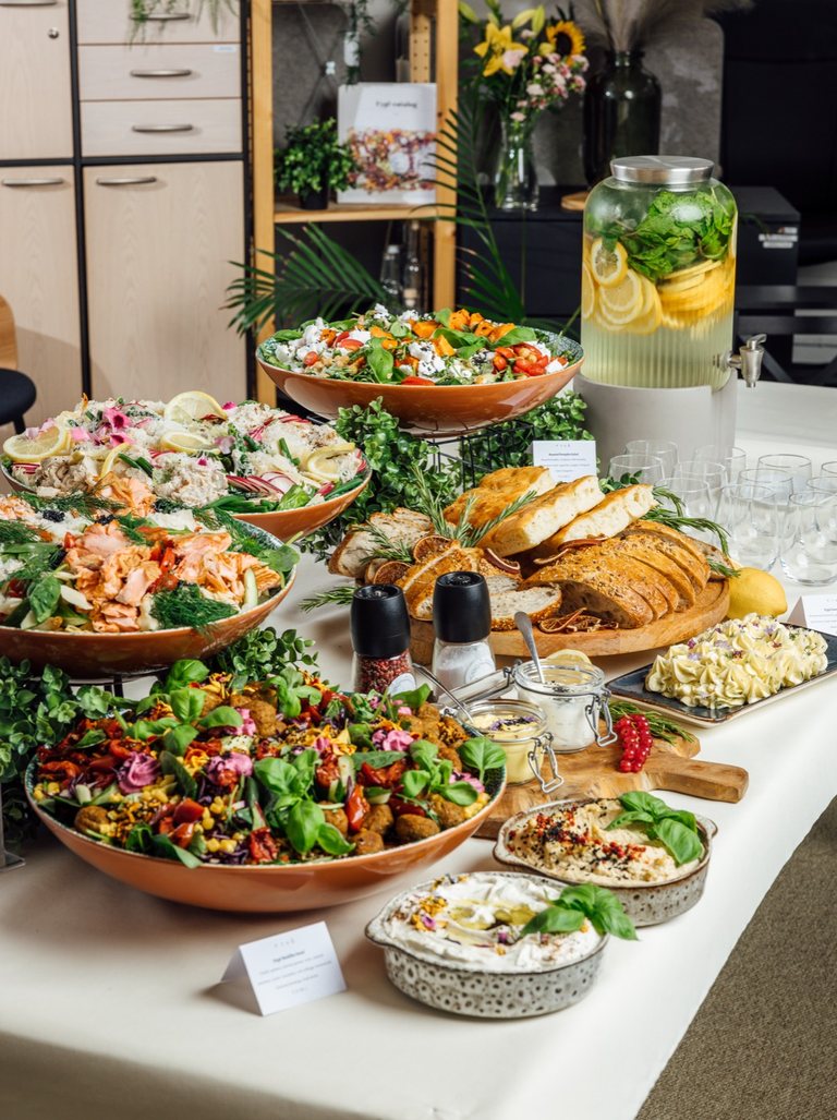 Food from the Monda kitchen